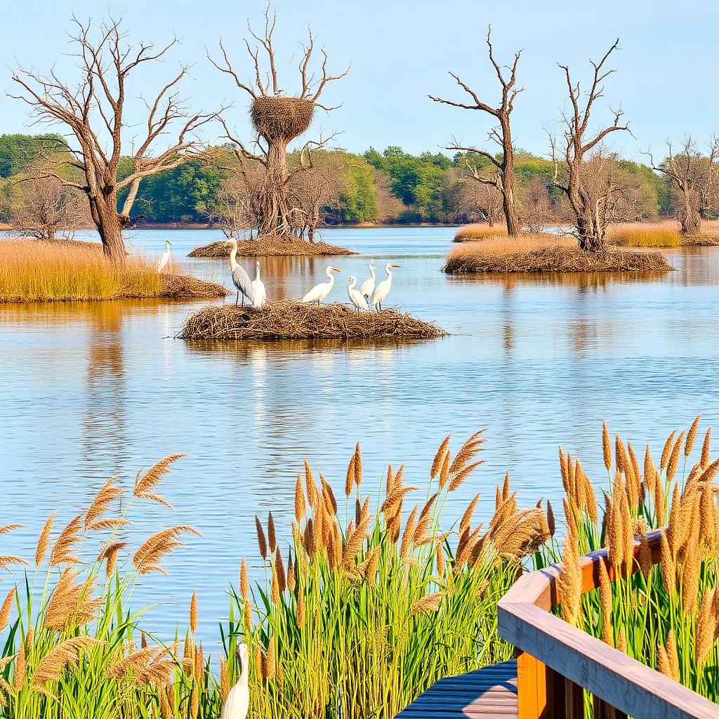 Lake Renwick Heron Rookery